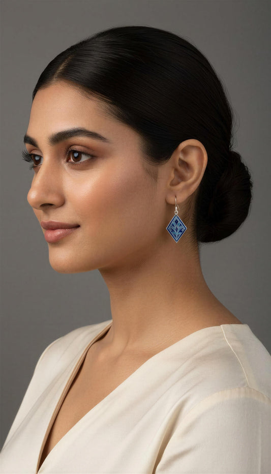 Neelika Meenakari Drops
