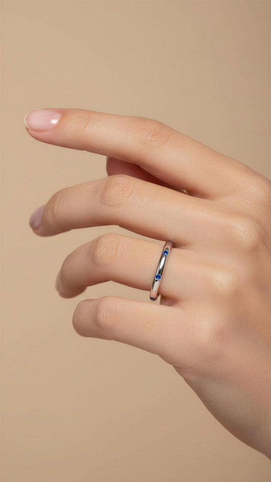 Blue Pop Ring