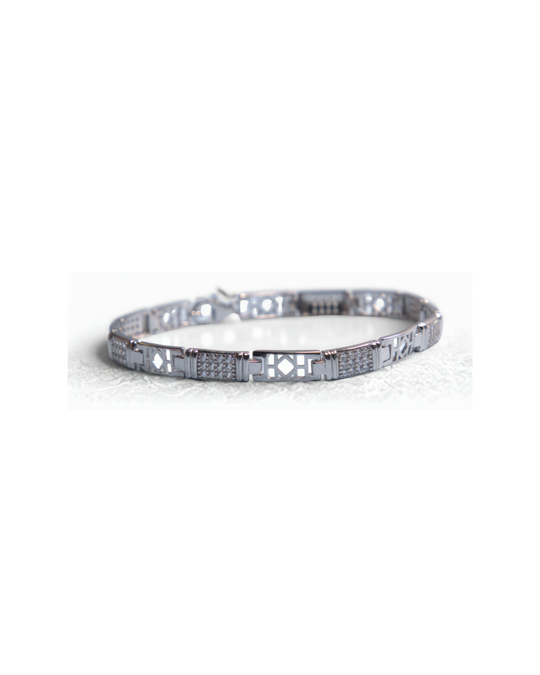 Geometric Link Bracelet
