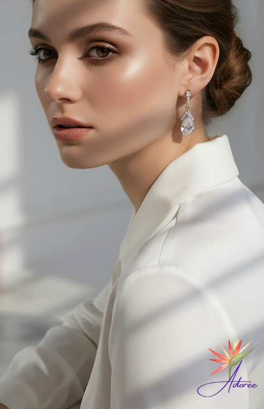 Lumière Drop Stud Earrings