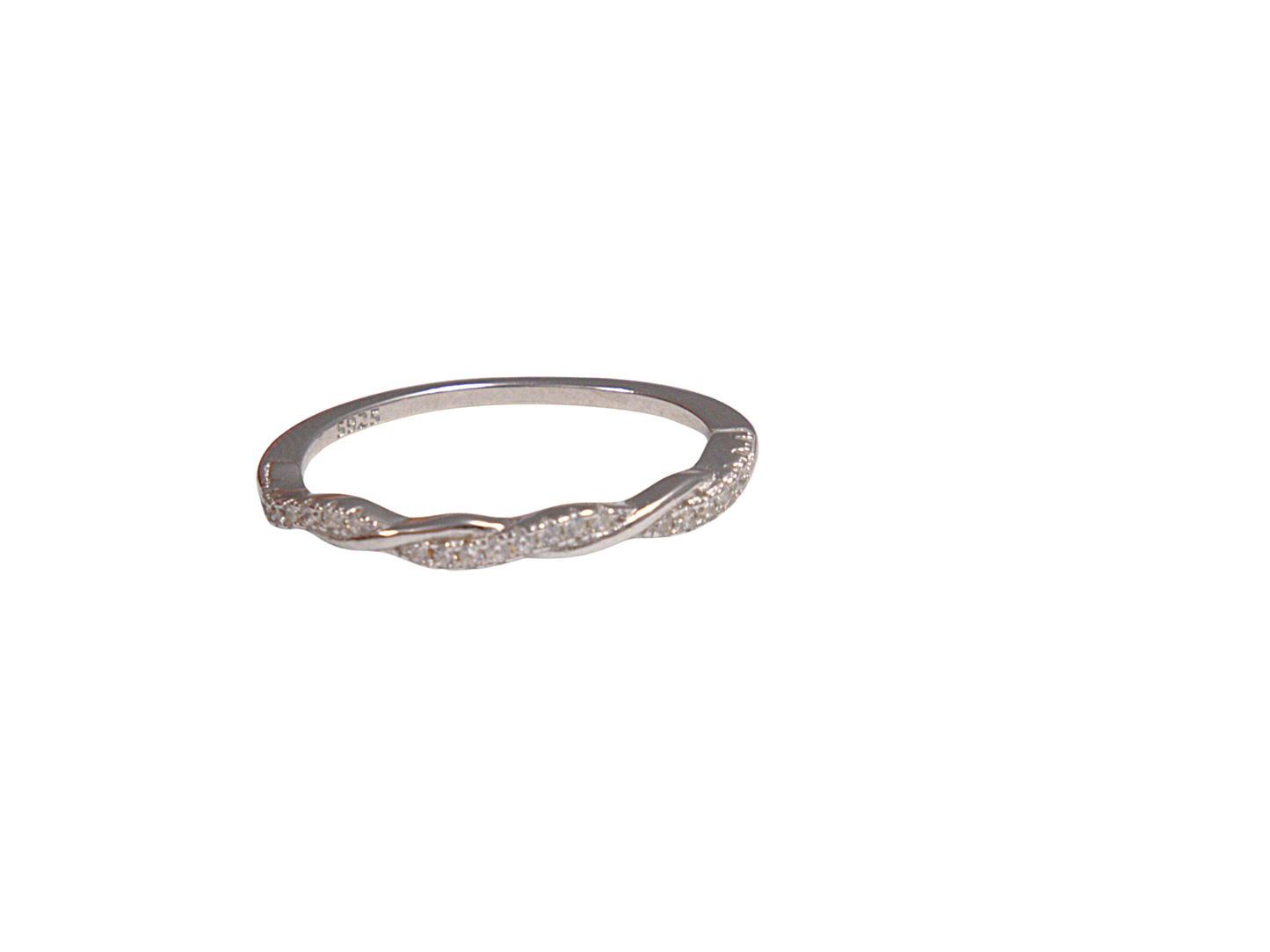 Twisted Elegance Silver Ring