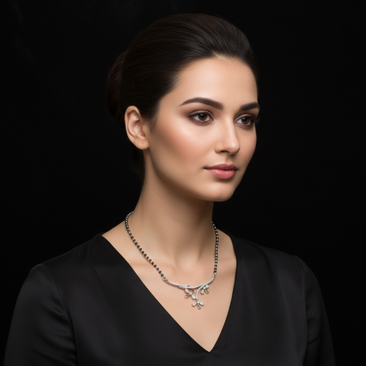 Blossom Elegance Mangalsutra Necklace