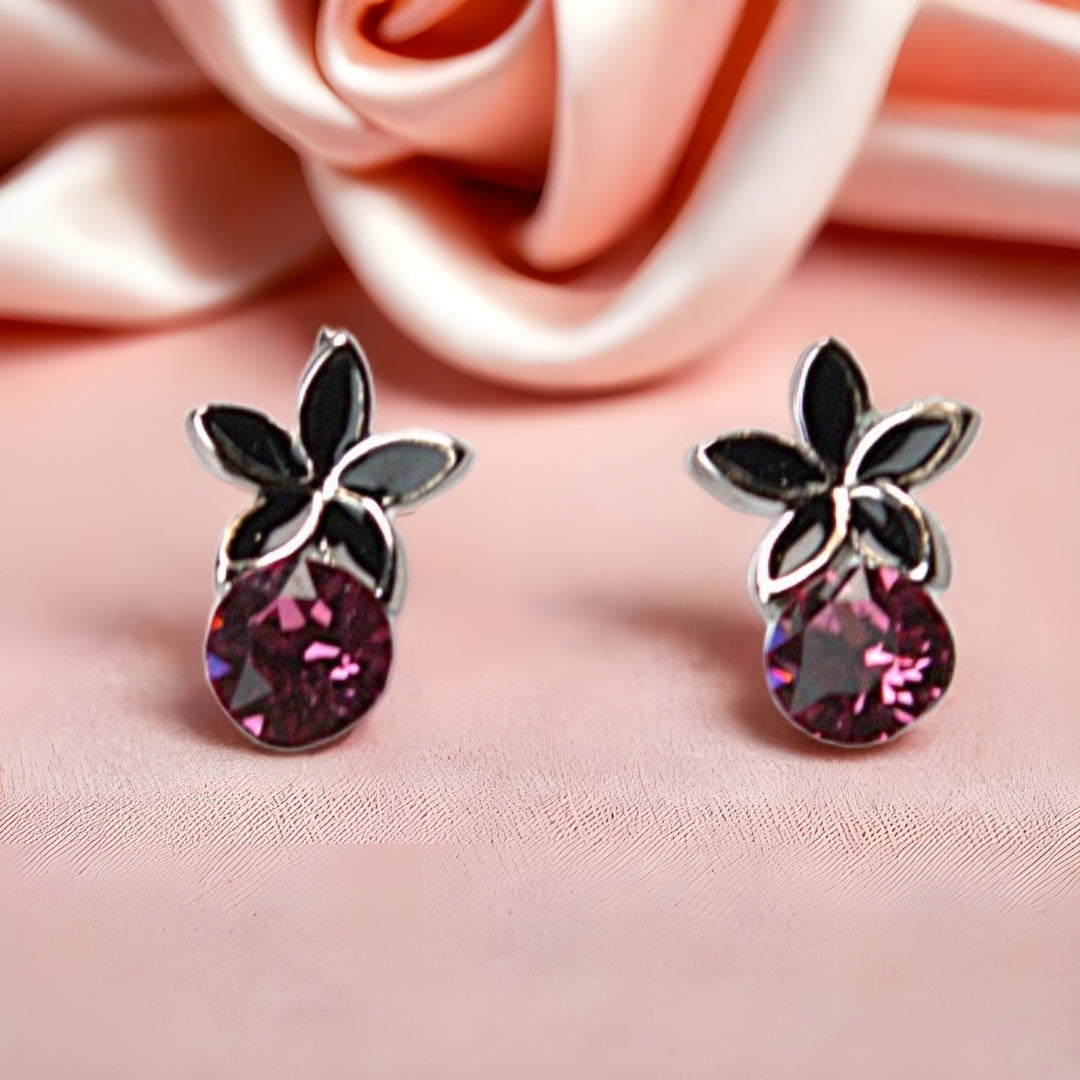 Purple Bloom Studs
