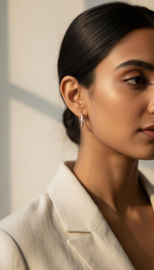 Everyday Silver Hoop Earrings