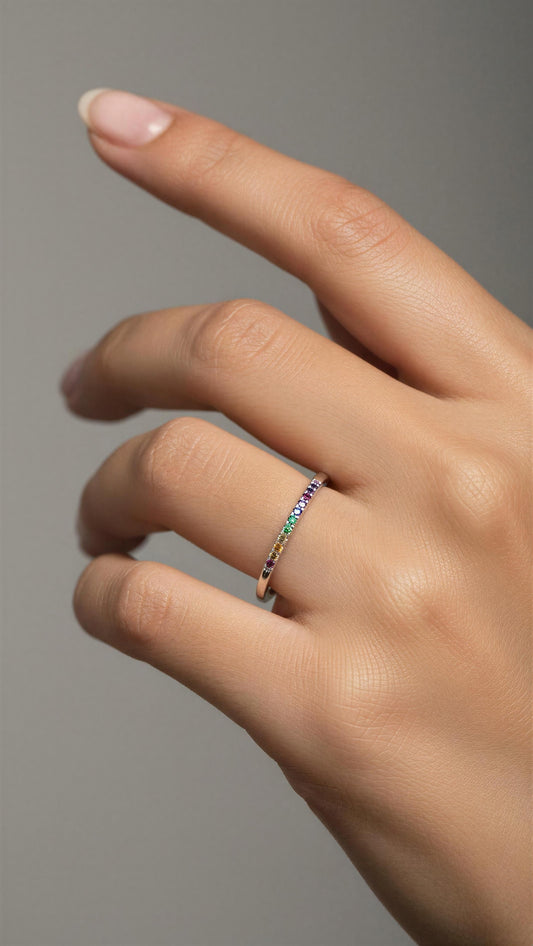 Rainbow Whisper Ring
