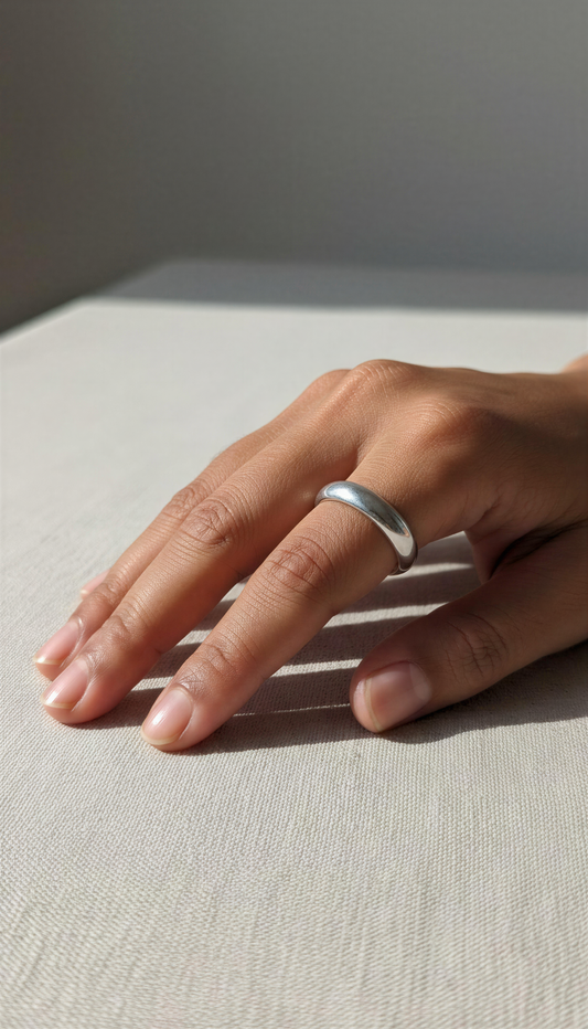 Classic Aura Silver Band