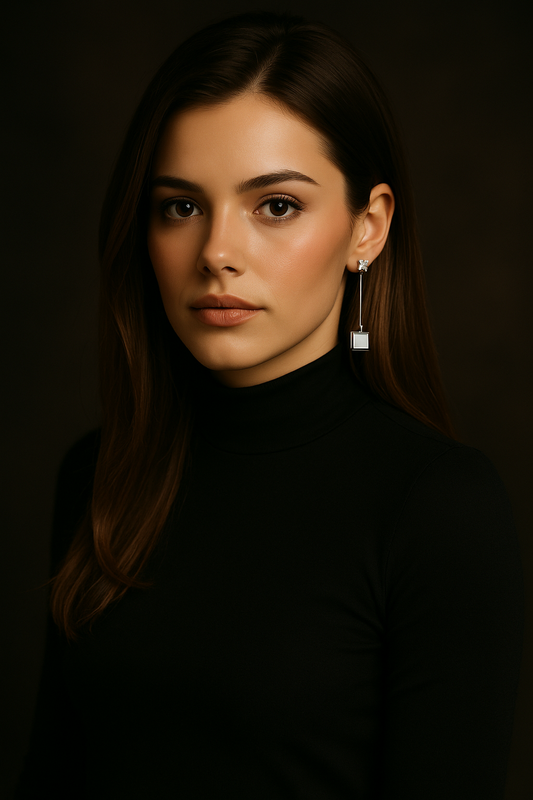 Prism Line Drop Earrings