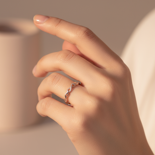 Eternal Knot Silver Ring