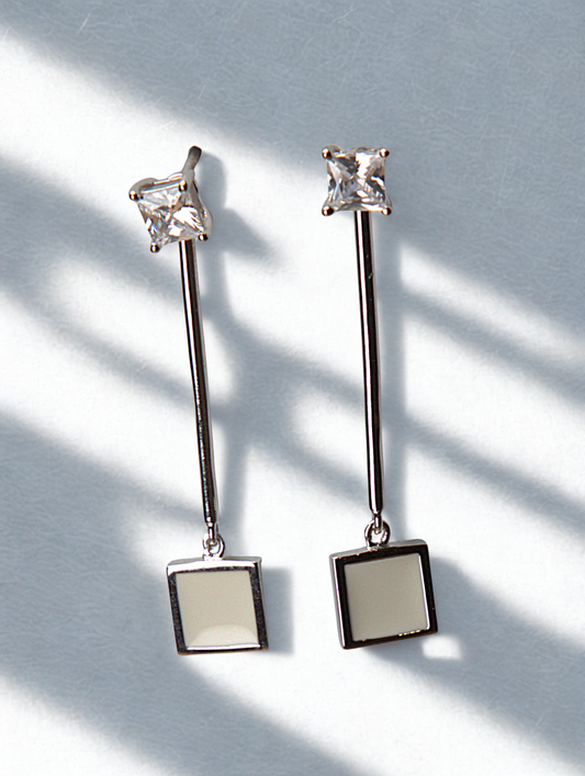 Prism Line Drop Earrings