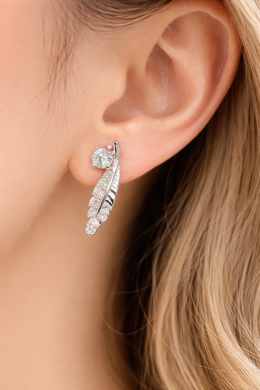 Mayra Feather Studs