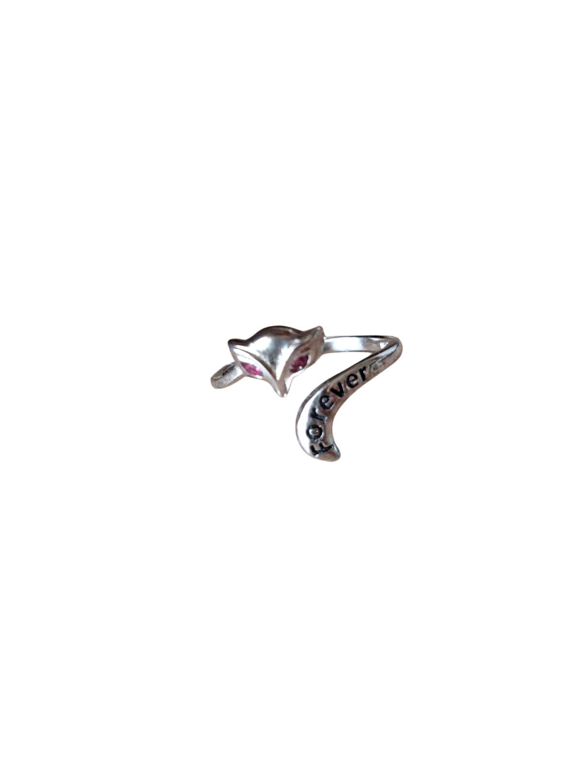 Forever Owl Adjustable Silver Ring