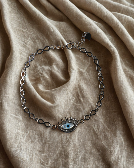 Evil Eye Infinity Bracelet