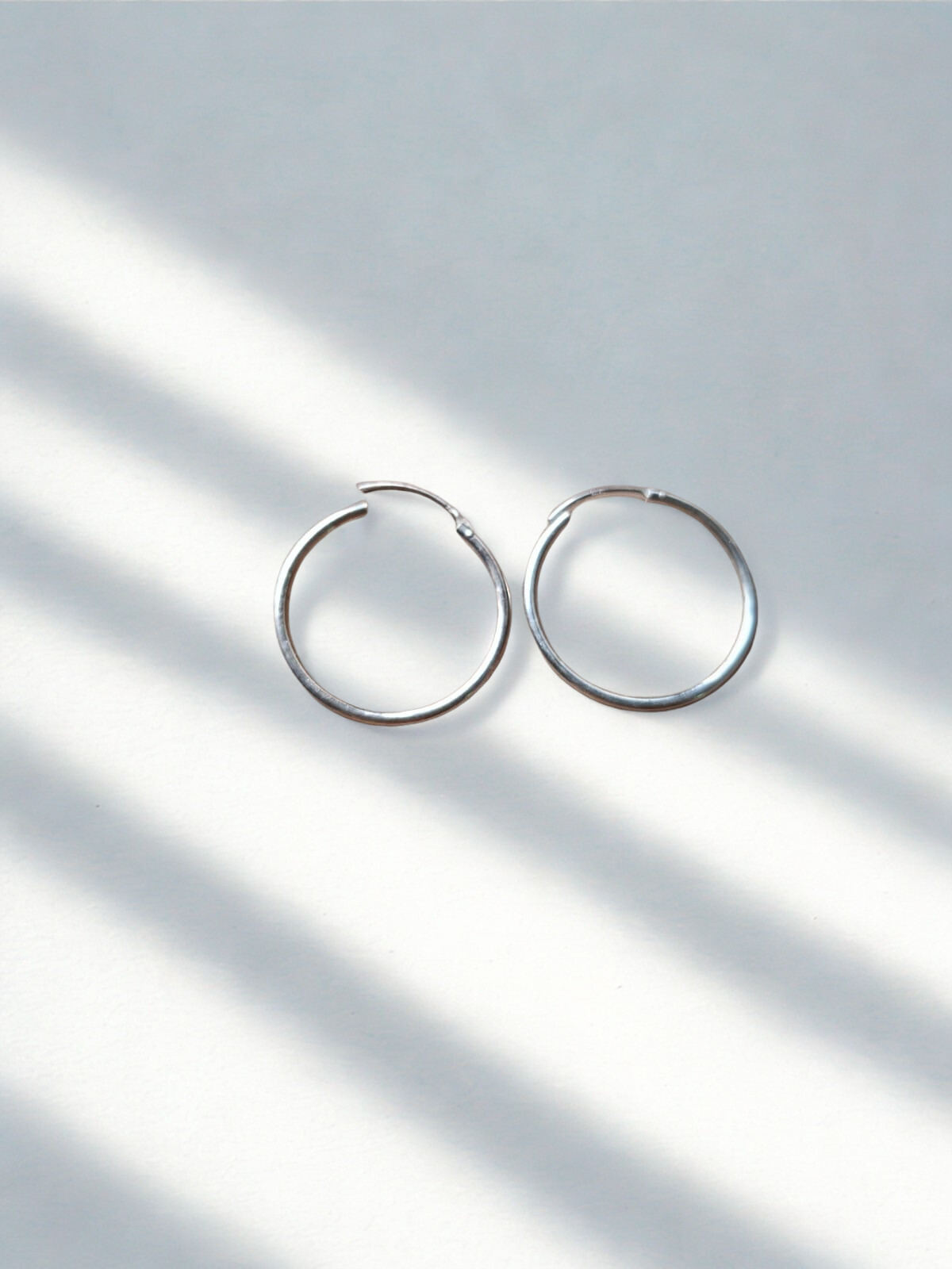 Everyday Silver Hoop Earrings