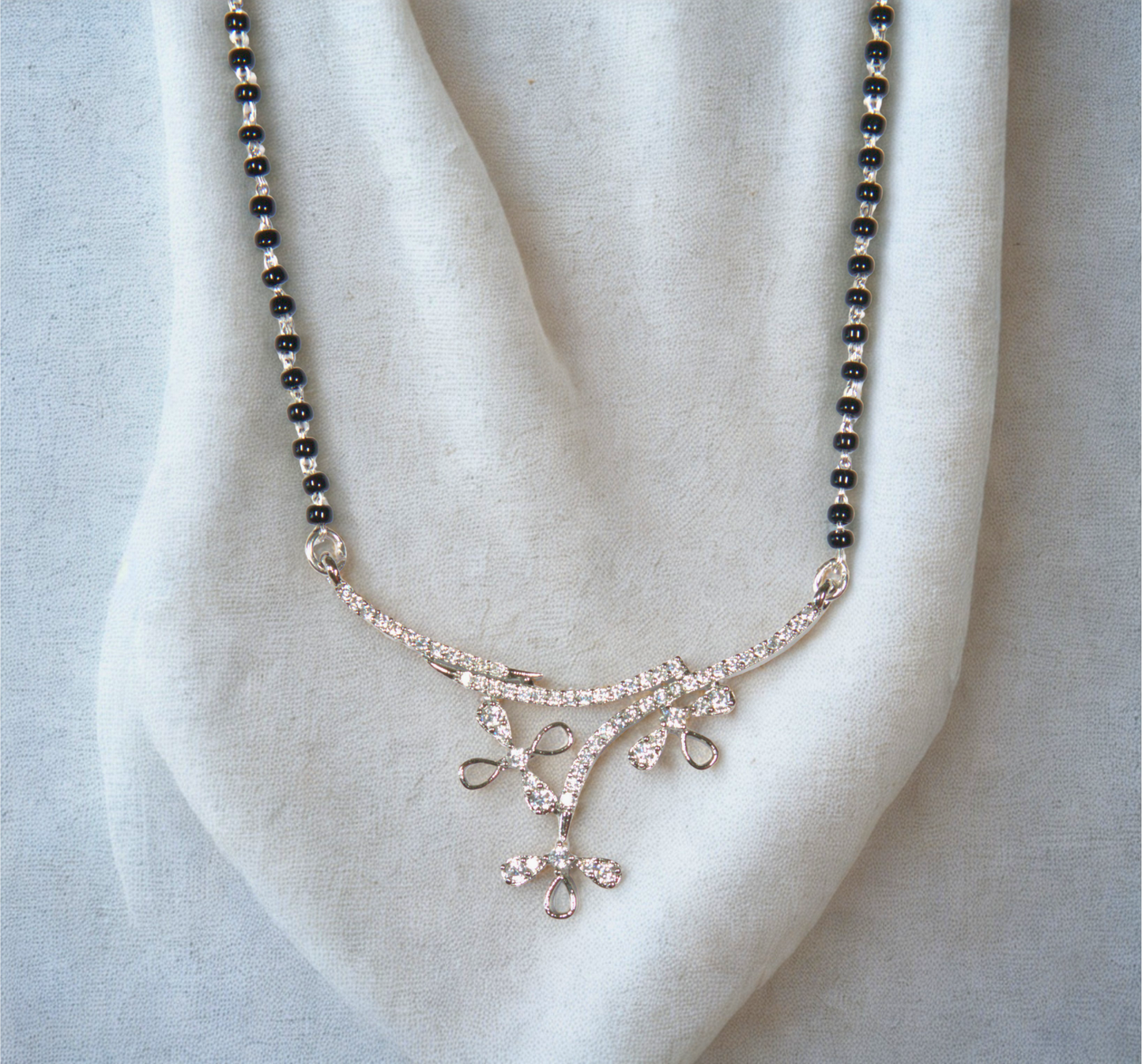 Blossom Elegance Mangalsutra Necklace