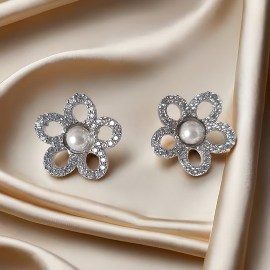 Pearl Blossom Studs