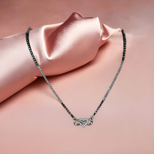 Eternal Love Silver Mangalsutra