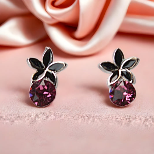 Purple Bloom Studs
