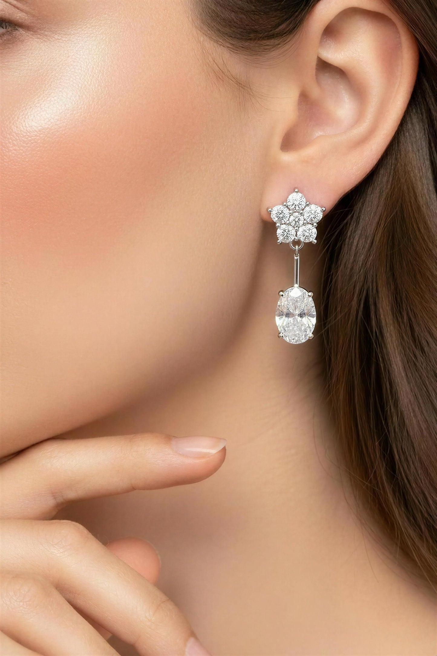 Celestia Bloom Drop Earrings