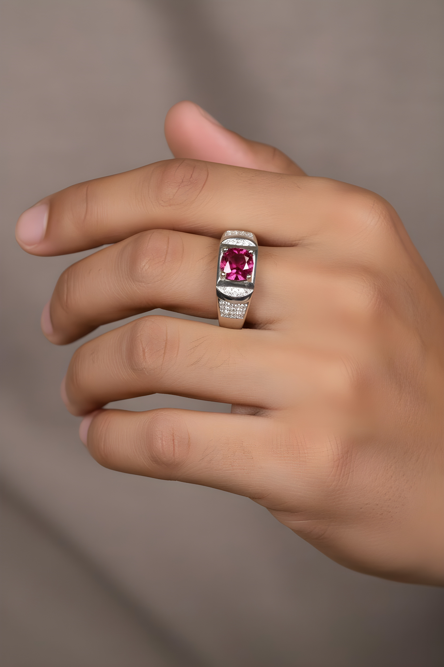 Crimson Aura Ring