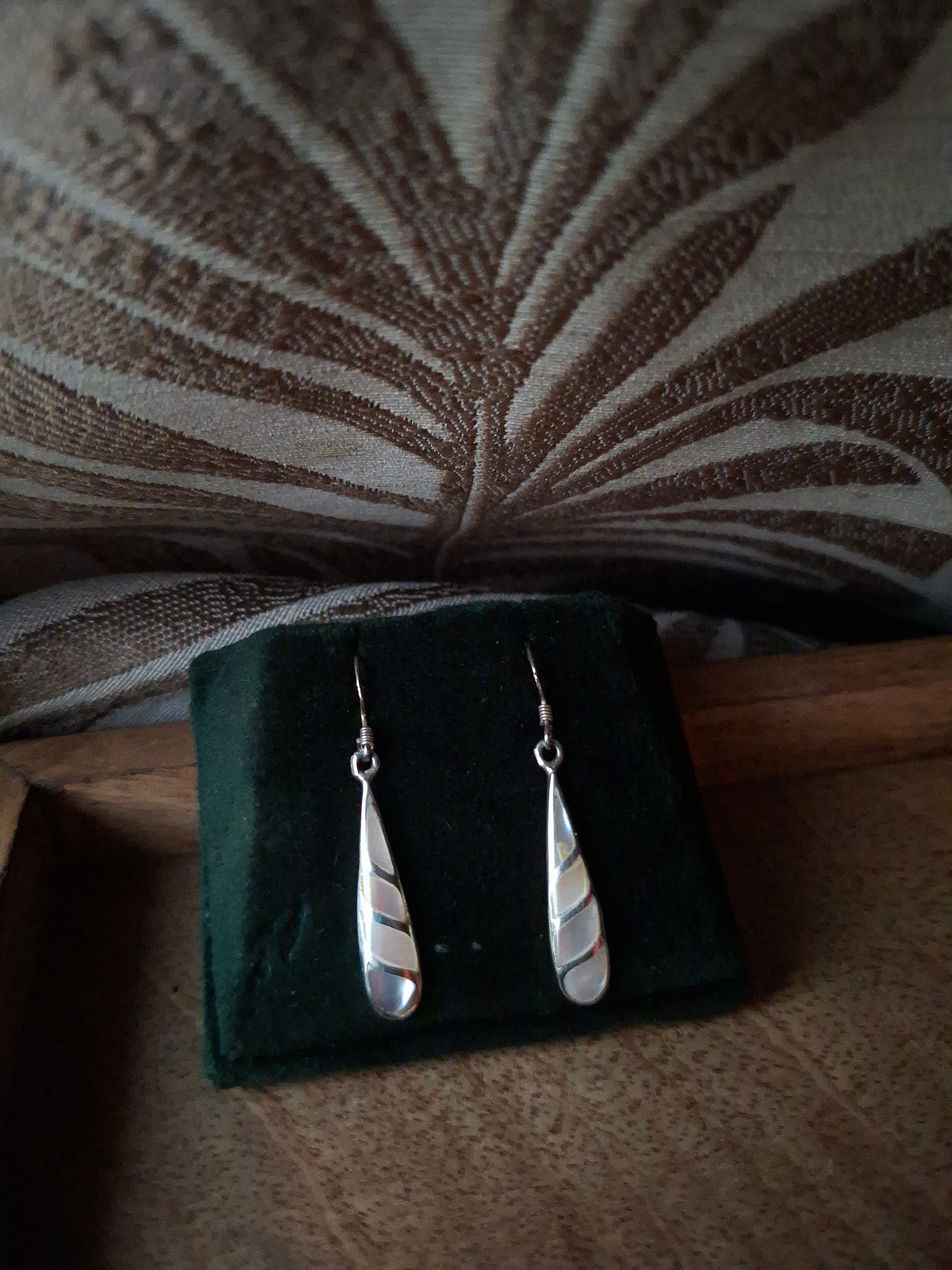 Mother of Pearl Silver Earrings