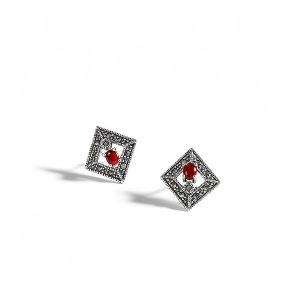 Red Glow Studs