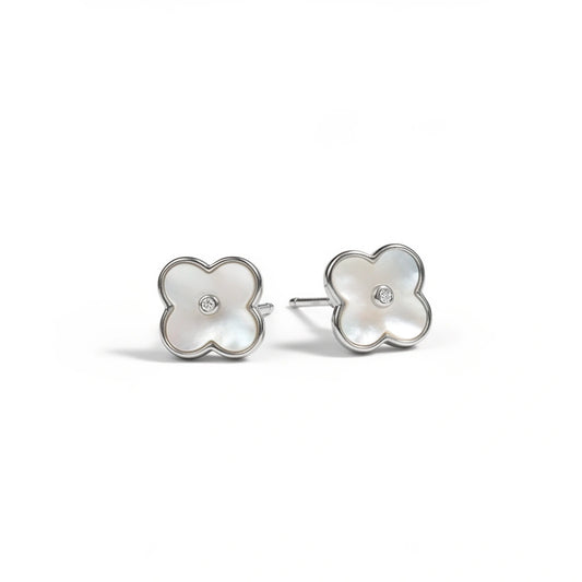 Ivory Bloom Studs