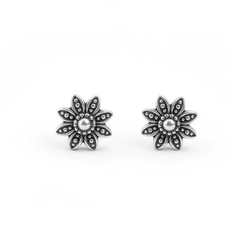 Midnight Bloom Studs