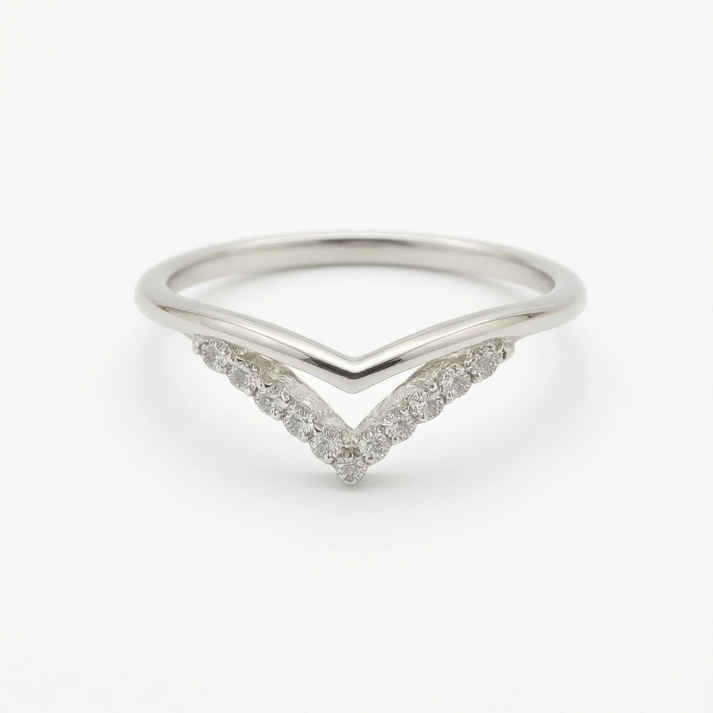 V Curve Ring