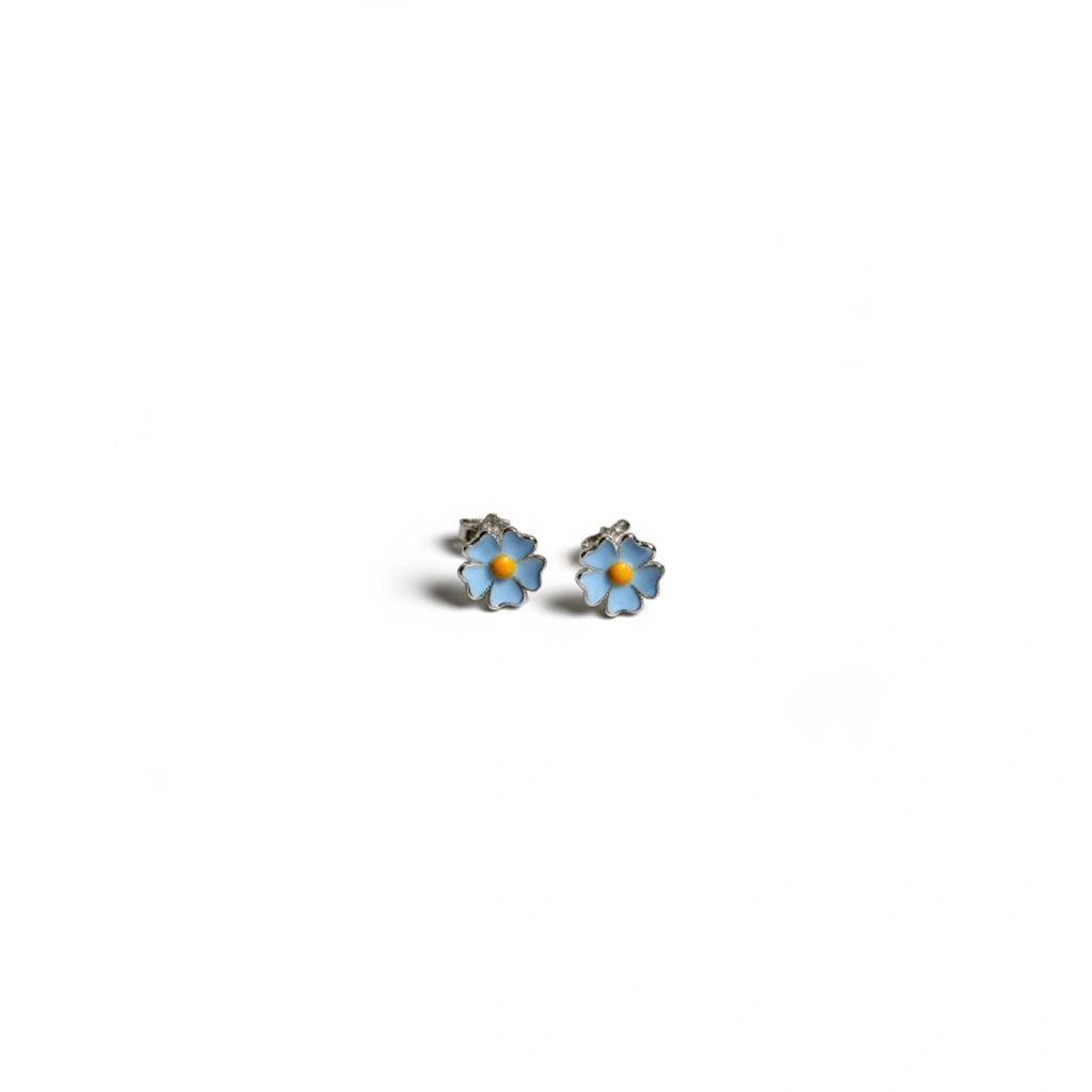 Sky Daisy Mini Studs