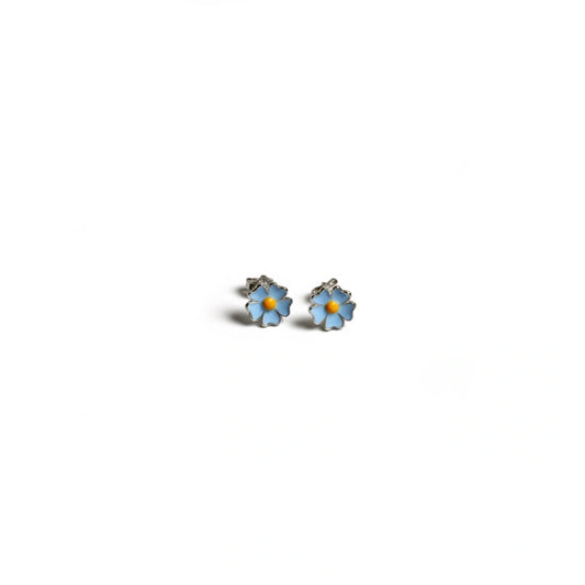 Sky Daisy Mini Studs