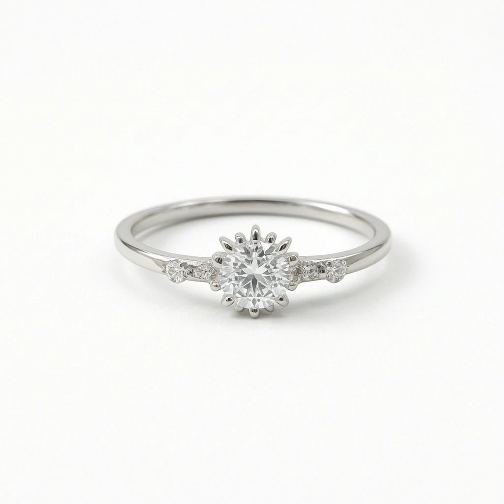 Aurora Solitaire Ring