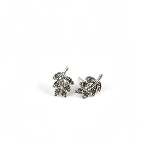 Leaf Charm Studs